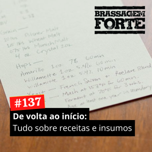 De volta ao início: tudo sobre receitas e insumos