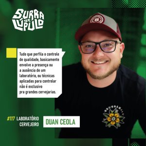 Surra de Lúpulo Ep.117 – Laboratório cervejeiro com Duan Ceola