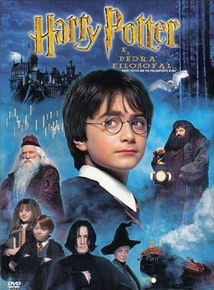 Capa do primeiro filme de Harry Potter: e a Pedra Filosofal
