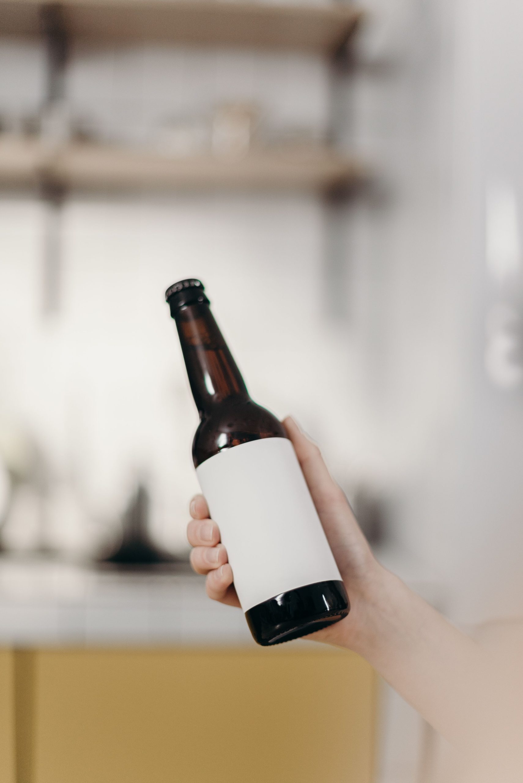 cerveja sem rotulo