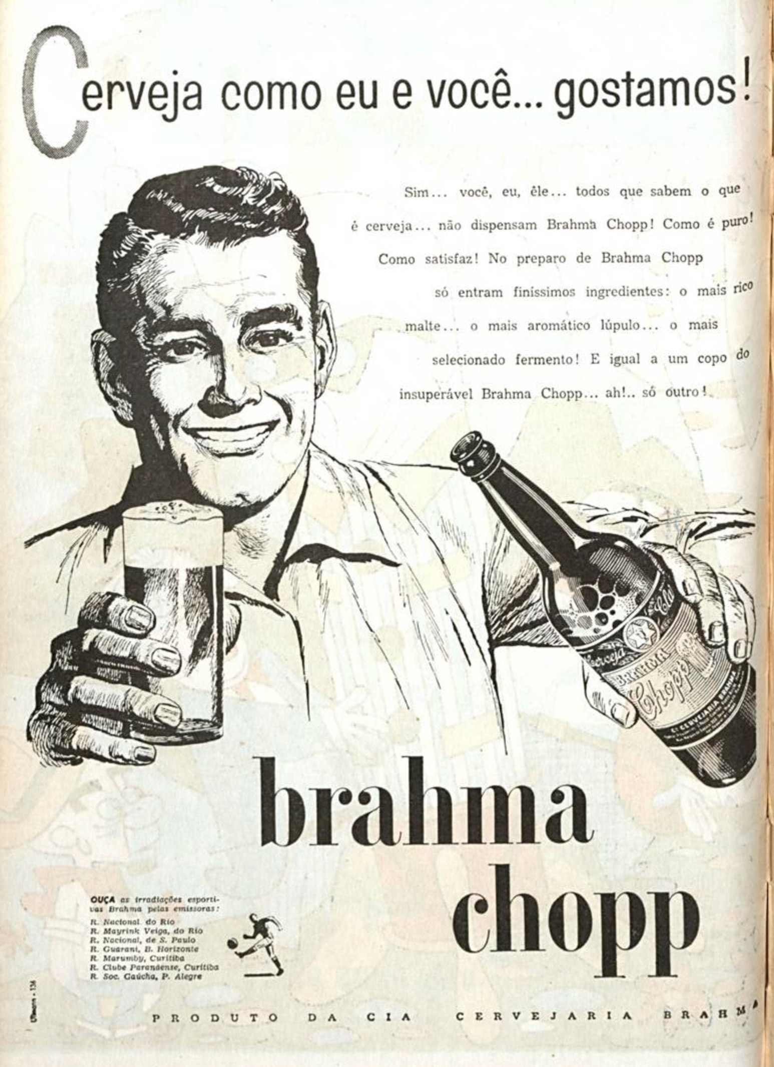 propaganda antiga da brahma