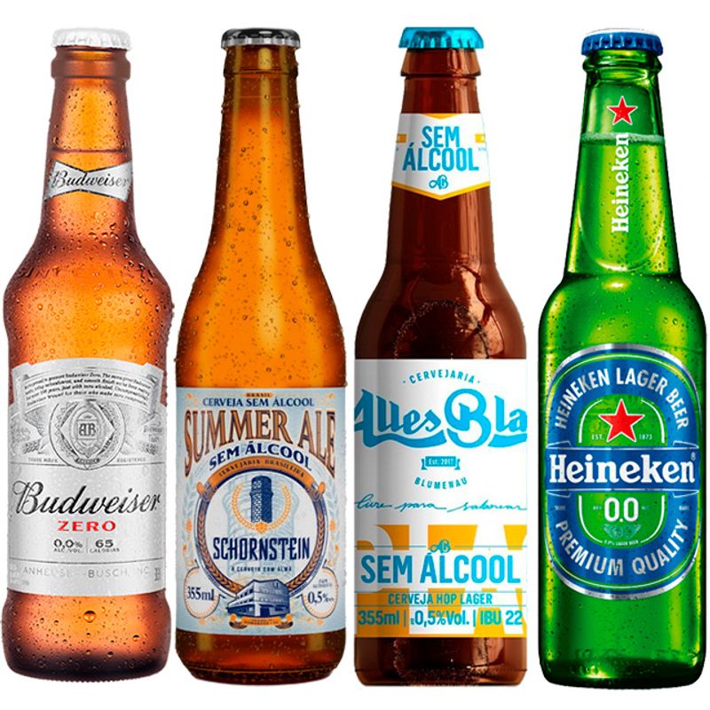 cervejas sem alcool
