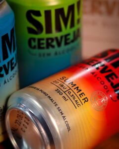 Sim! Cerveja - latas
