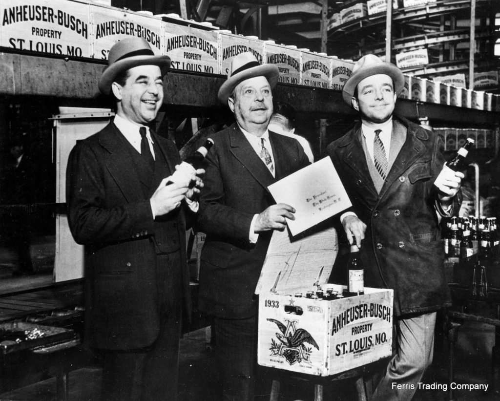 Anheuser Busch 1933 Prohibition Repeal